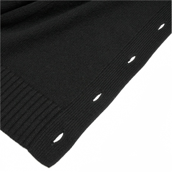 DEREK LAM Black Label Cashmere Cardigan in Black Size M - Picture 6 of 10